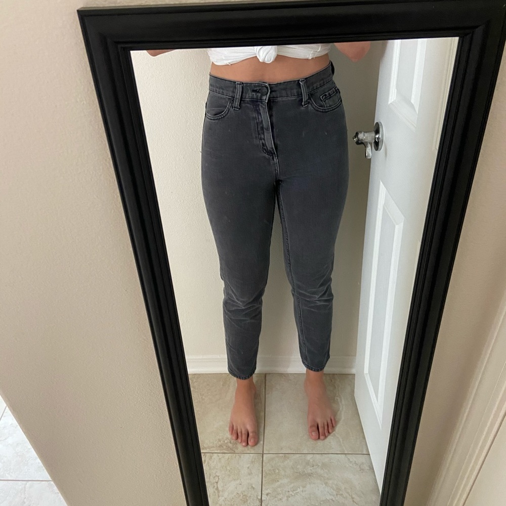BDG black mom jeans high rise
